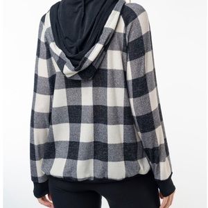 Plaid light sweatshirt
